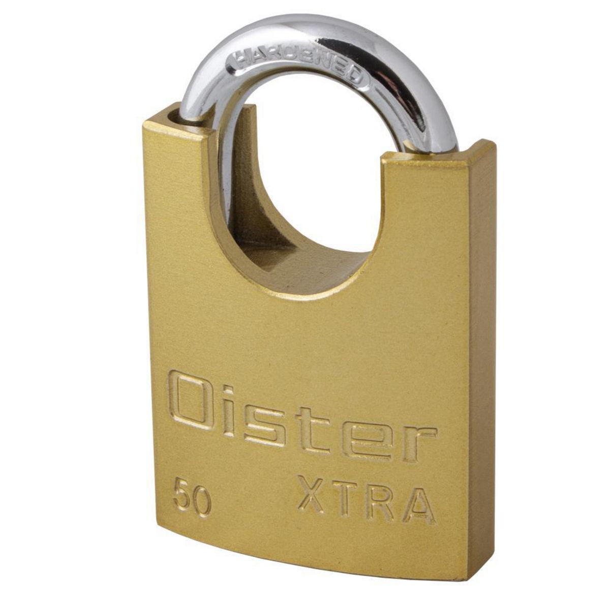 ODIS - Candado Oister xtra hombros 50mm - fierro bronce