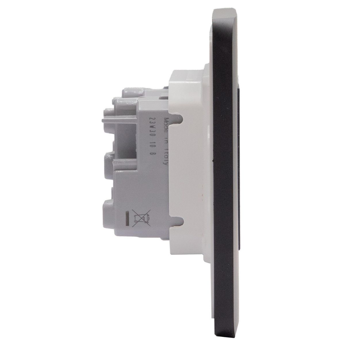 BTICINO - Tomacorriente doble 10a black