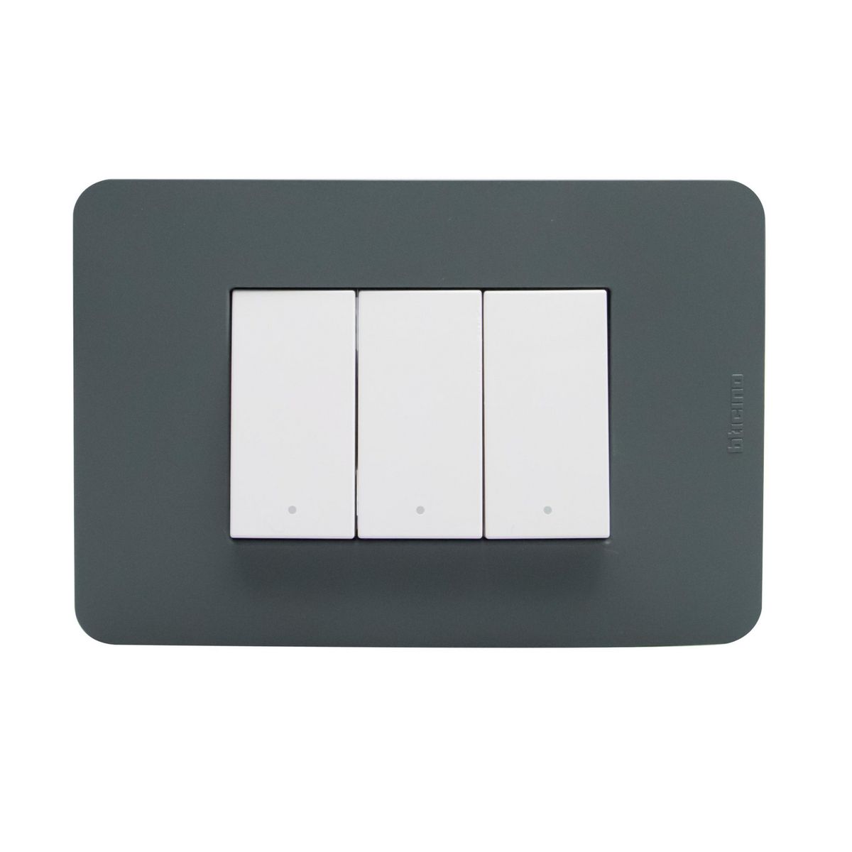 BTICINO - Interruptor triple 9/32 agave