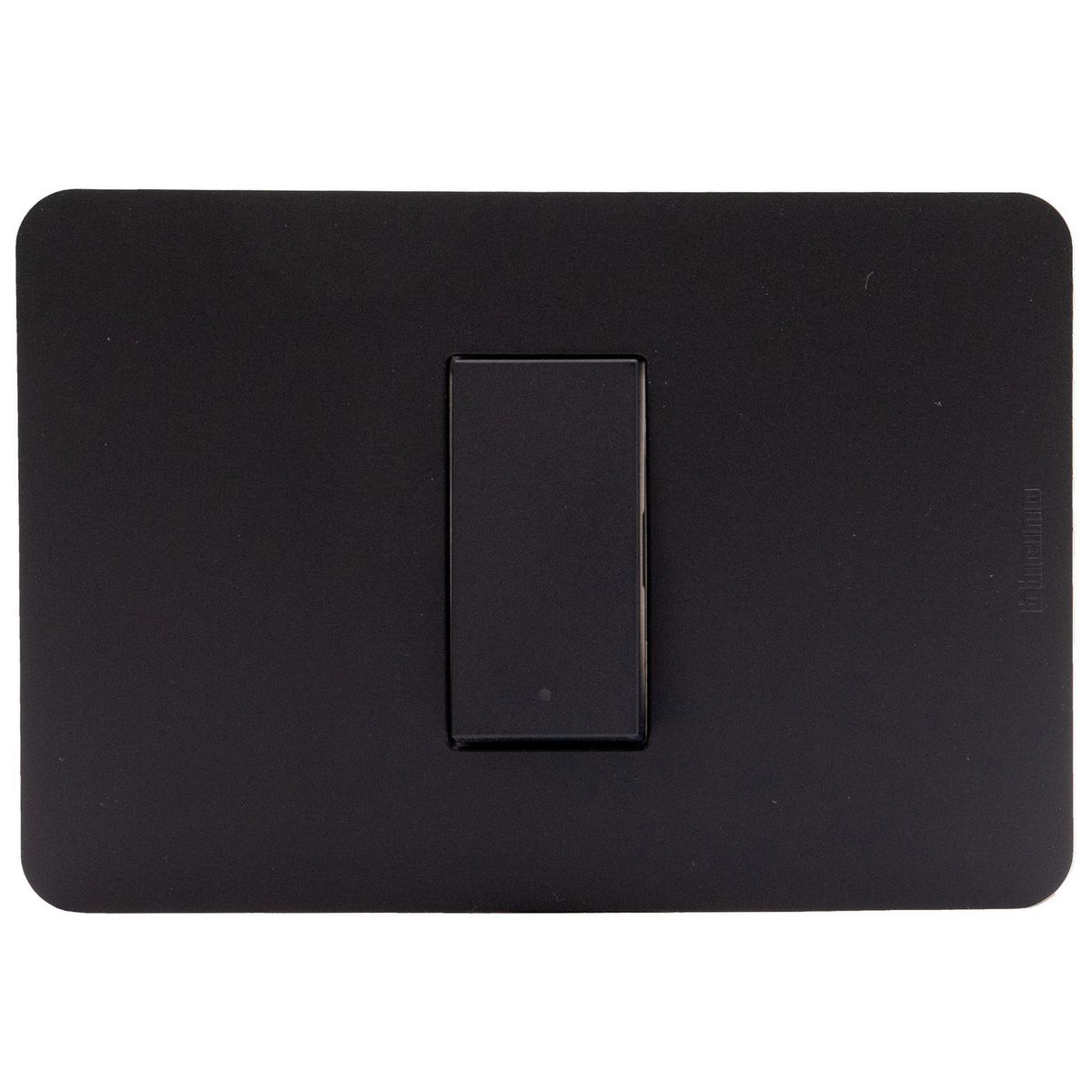 BTICINO - Interruptor simple 9/12 black Matix Go armado
