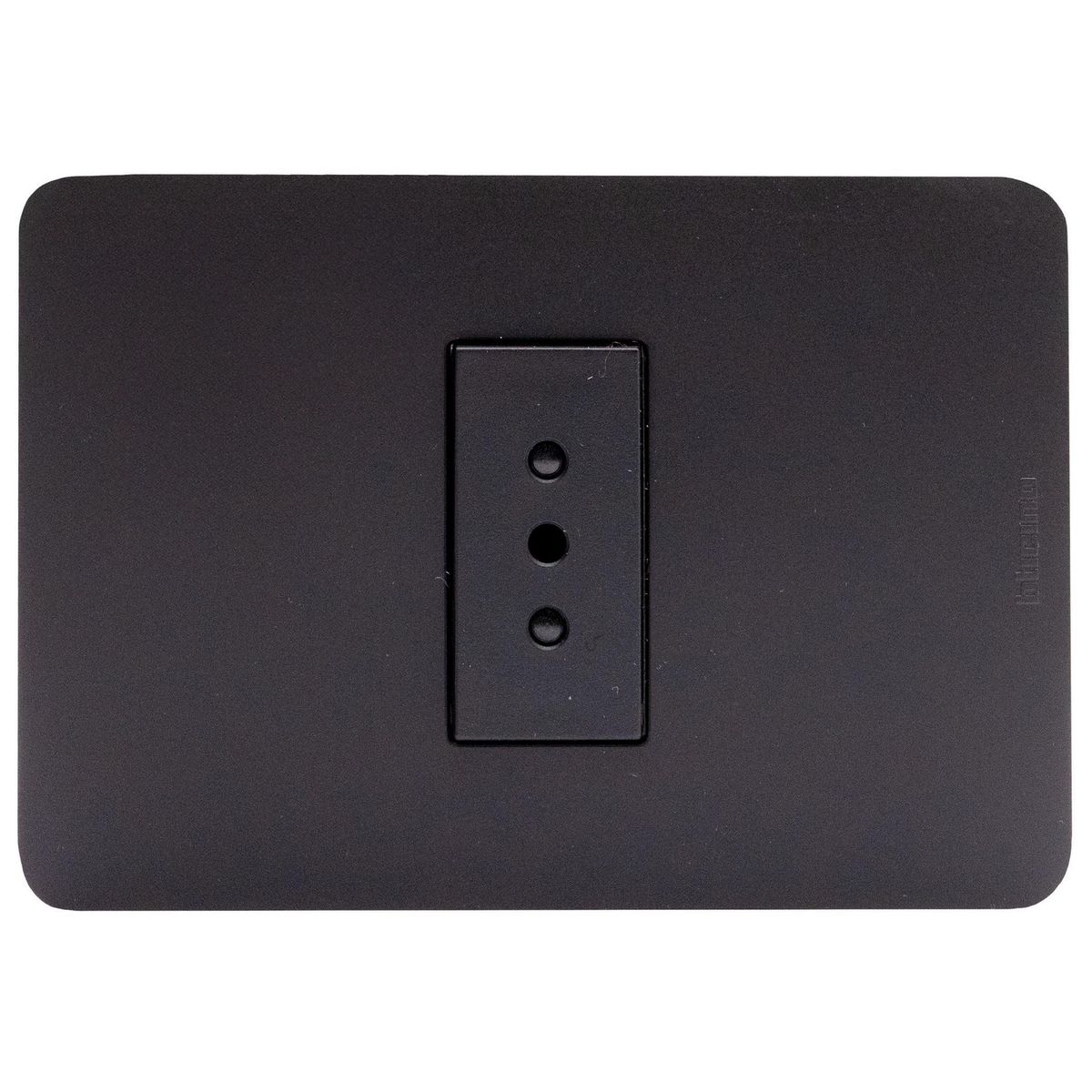BTICINO - Tomacorriente simple 10a black