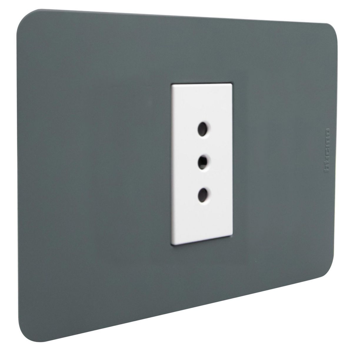 BTICINO - Tomacorriente simple 10a agave