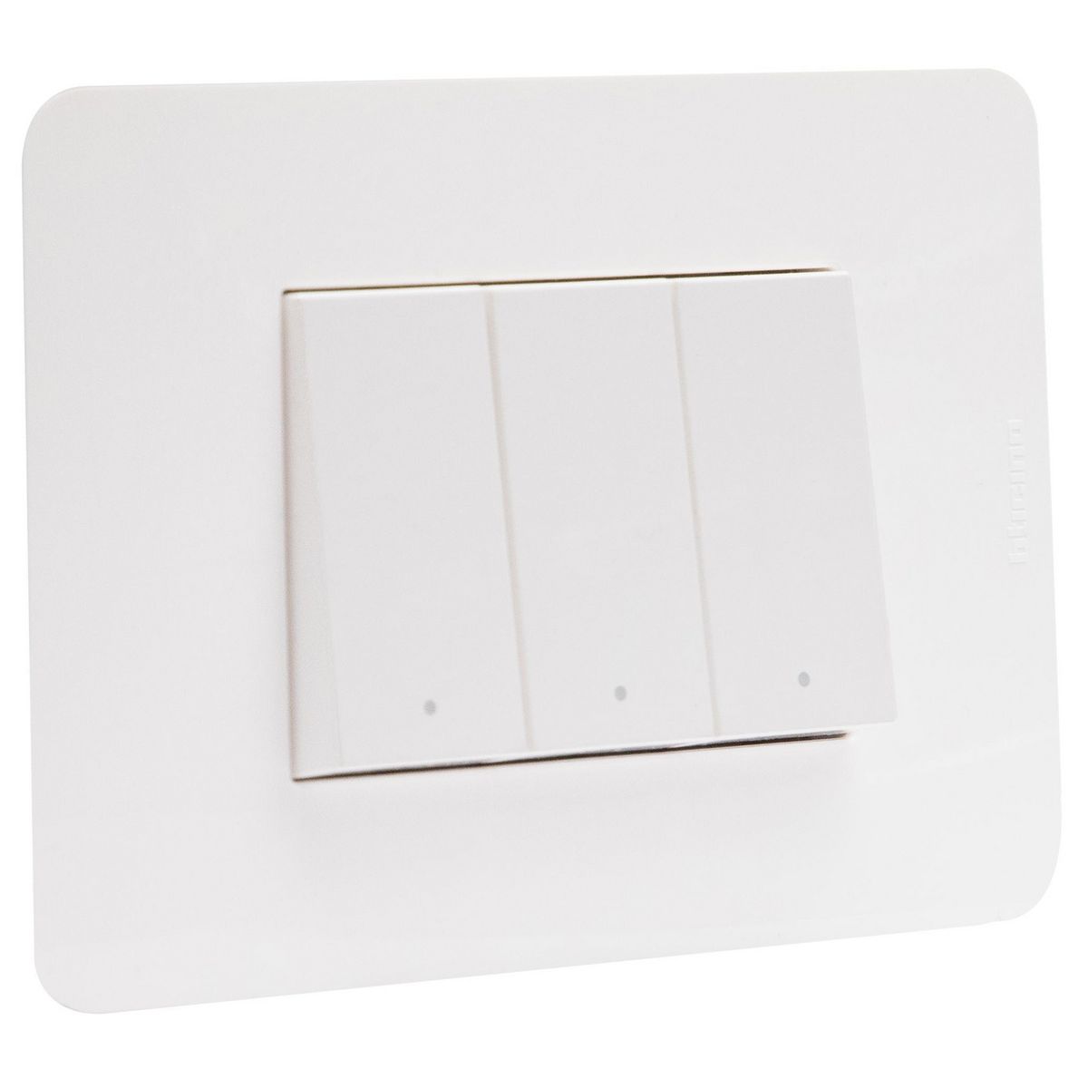 BTICINO - Interruptor triple 9/32 blanco Matix Go armado