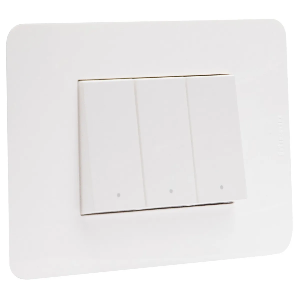 BTICINO - Interruptor triple 9/32 blanco Matix Go armado