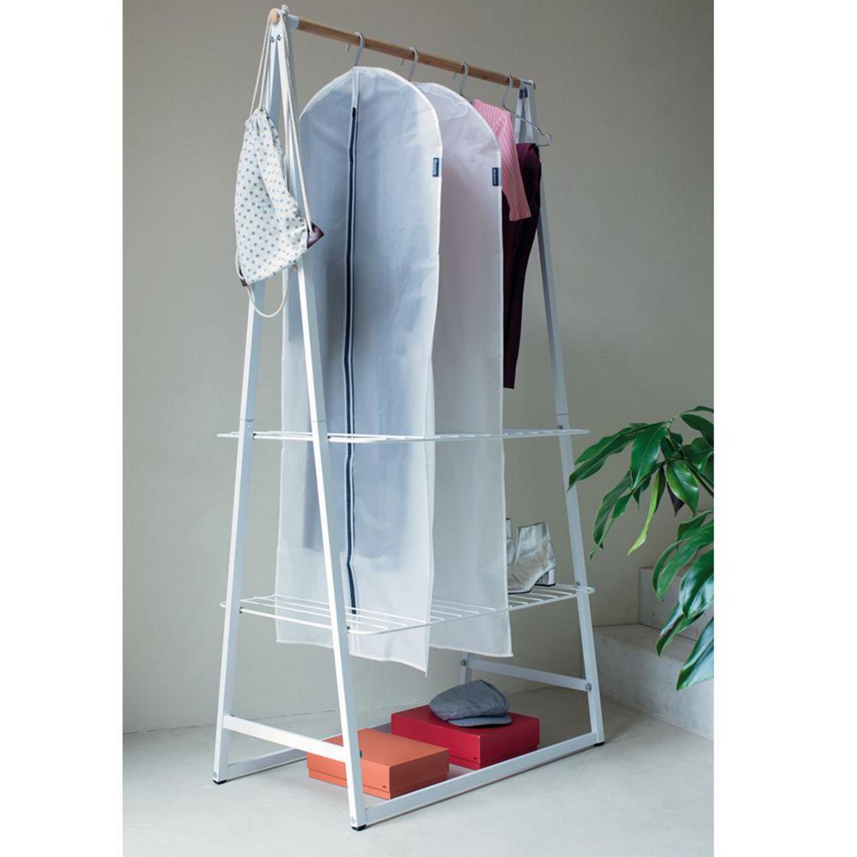 BRABANTIA - Set de 2 fundas 59.5x149.5x0.5 cm Blanco