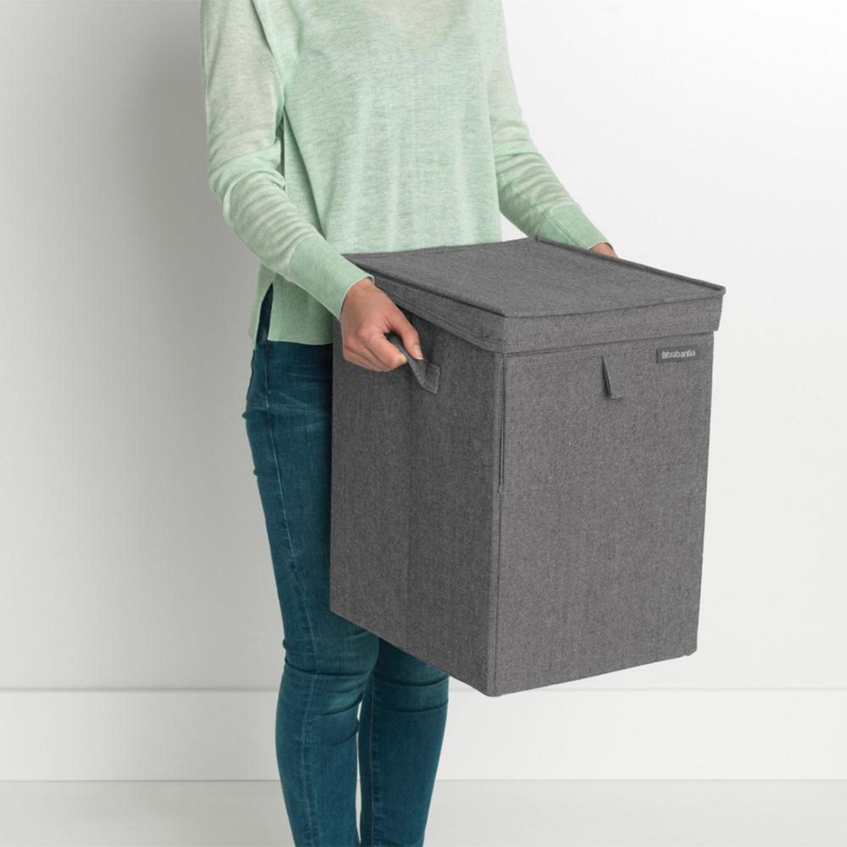 BRABANTIA - Caja Apilable 32x44.5x37 cm 35 l Gris