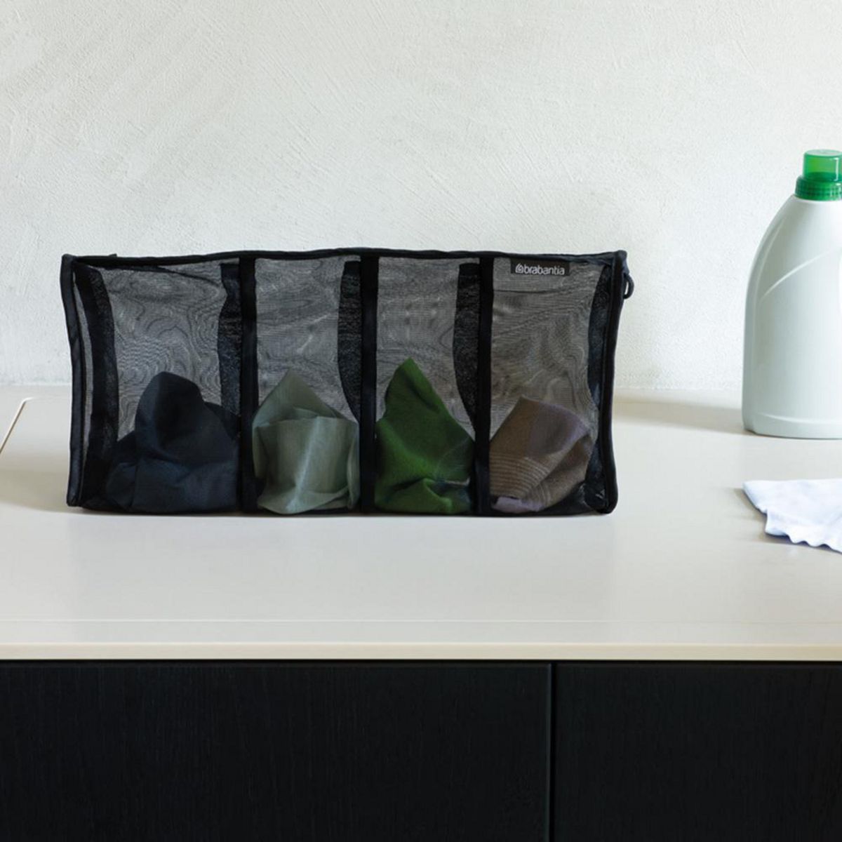 BRABANTIA - Bolsa de lavado calcetines negro