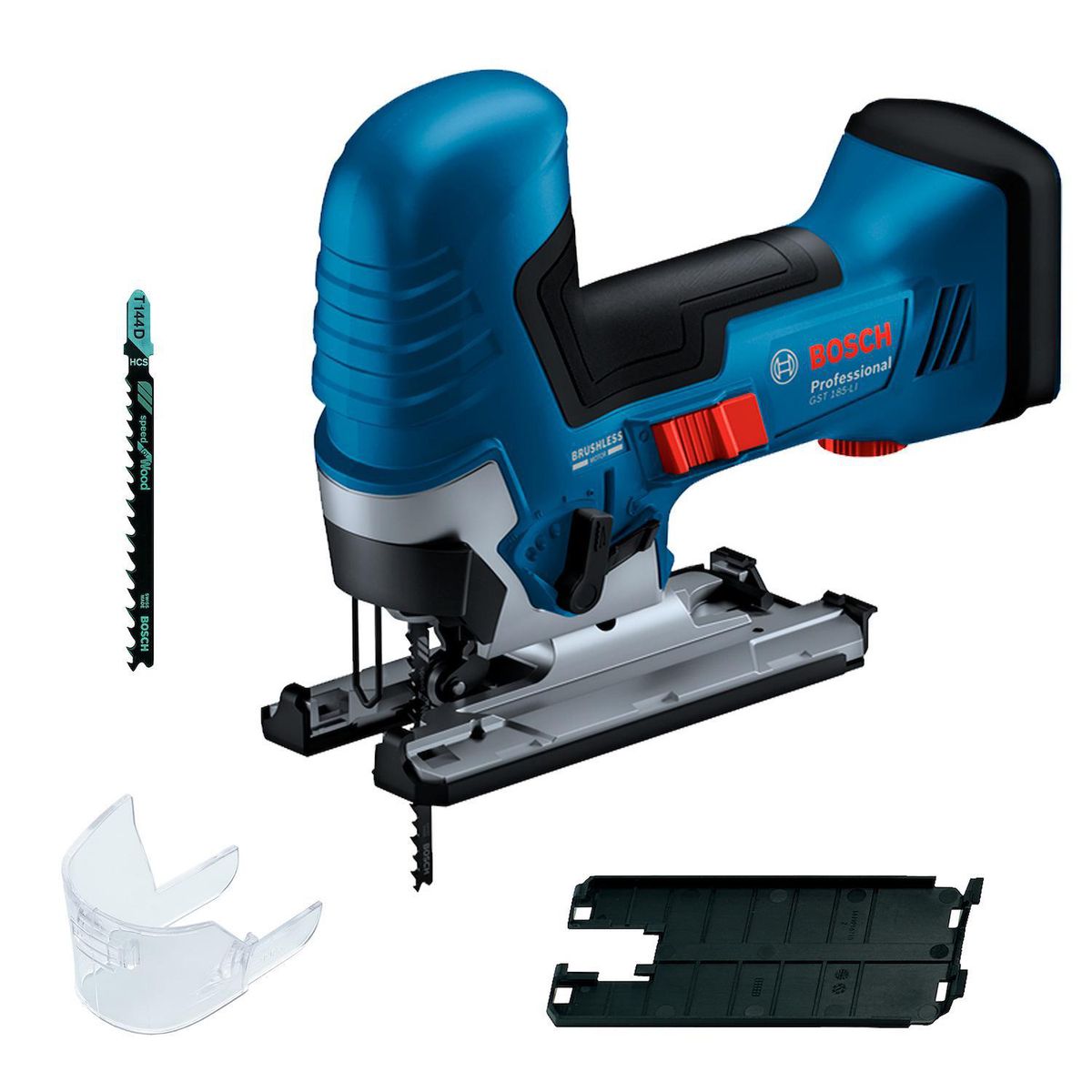 BOSCH - Sierra caladora inalámbrica Bosch GST 185-LI sin batería ni cargador