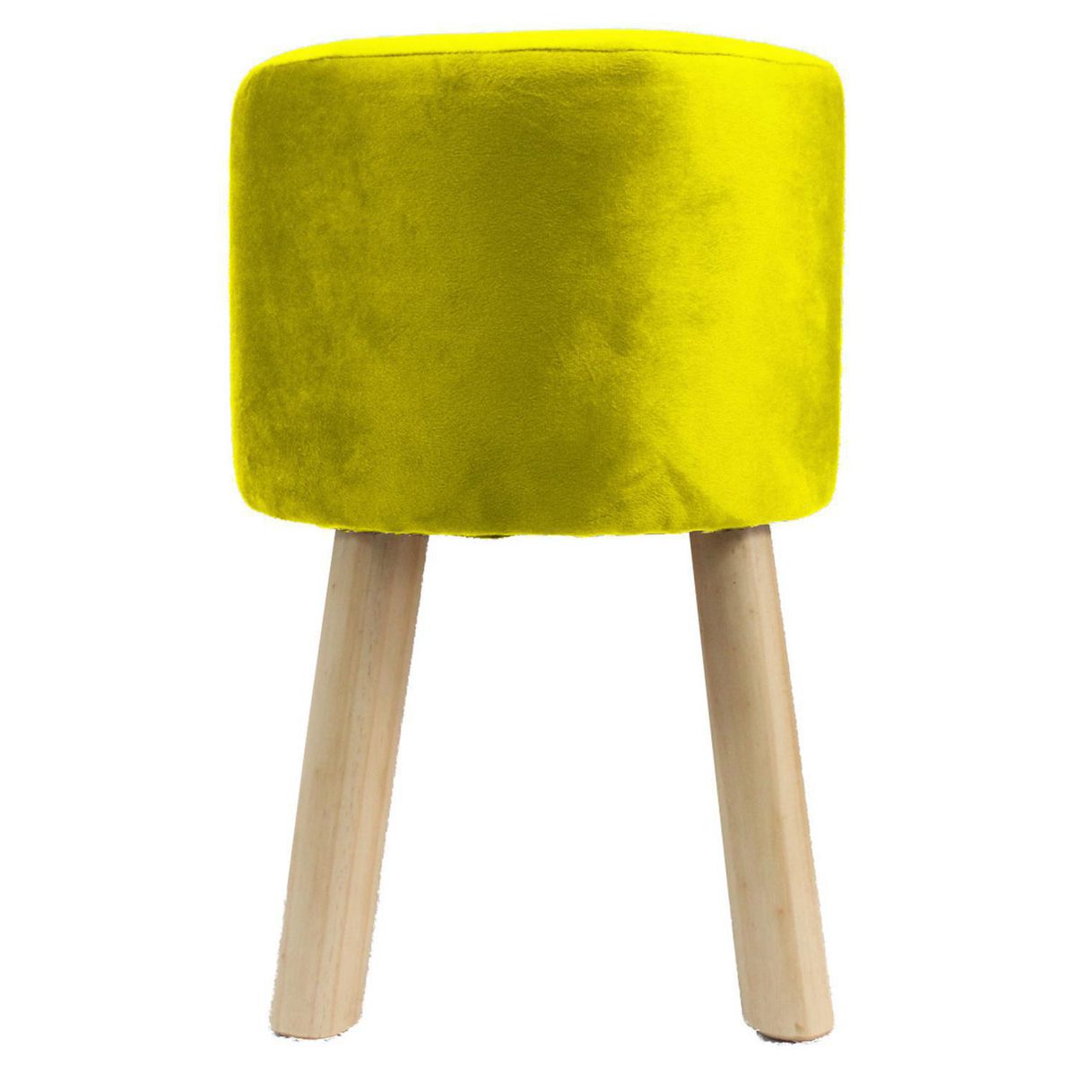 BARRA DESIGN - Pouf felpa amarillo