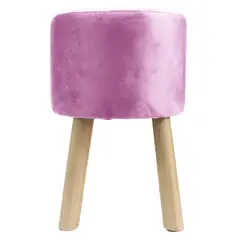 BARRA DESIGN - Pouf felpa rosa