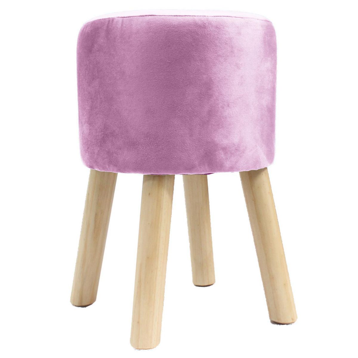BARRA DESIGN - Pouf felpa rosa