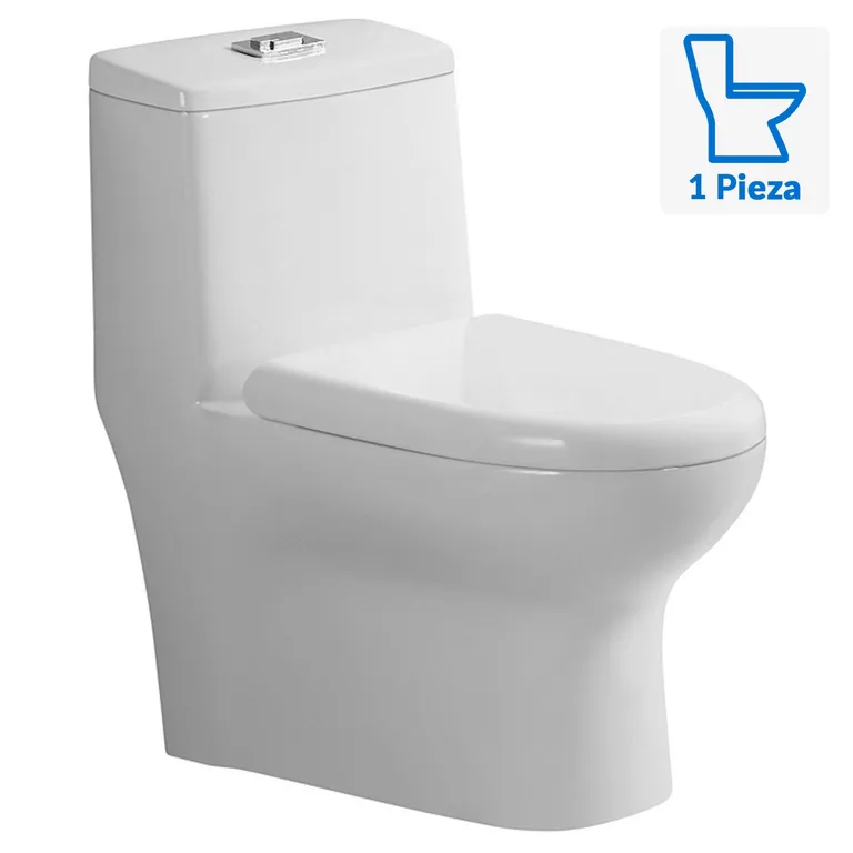 Wc One piece a Piso 20,5 cm 6 Litros Op Asti Blanco