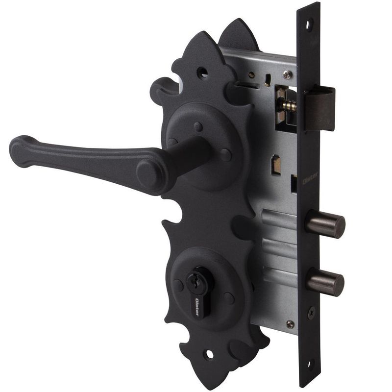 ODIS - Cerradura Embutir Acceso  Negro Oister
