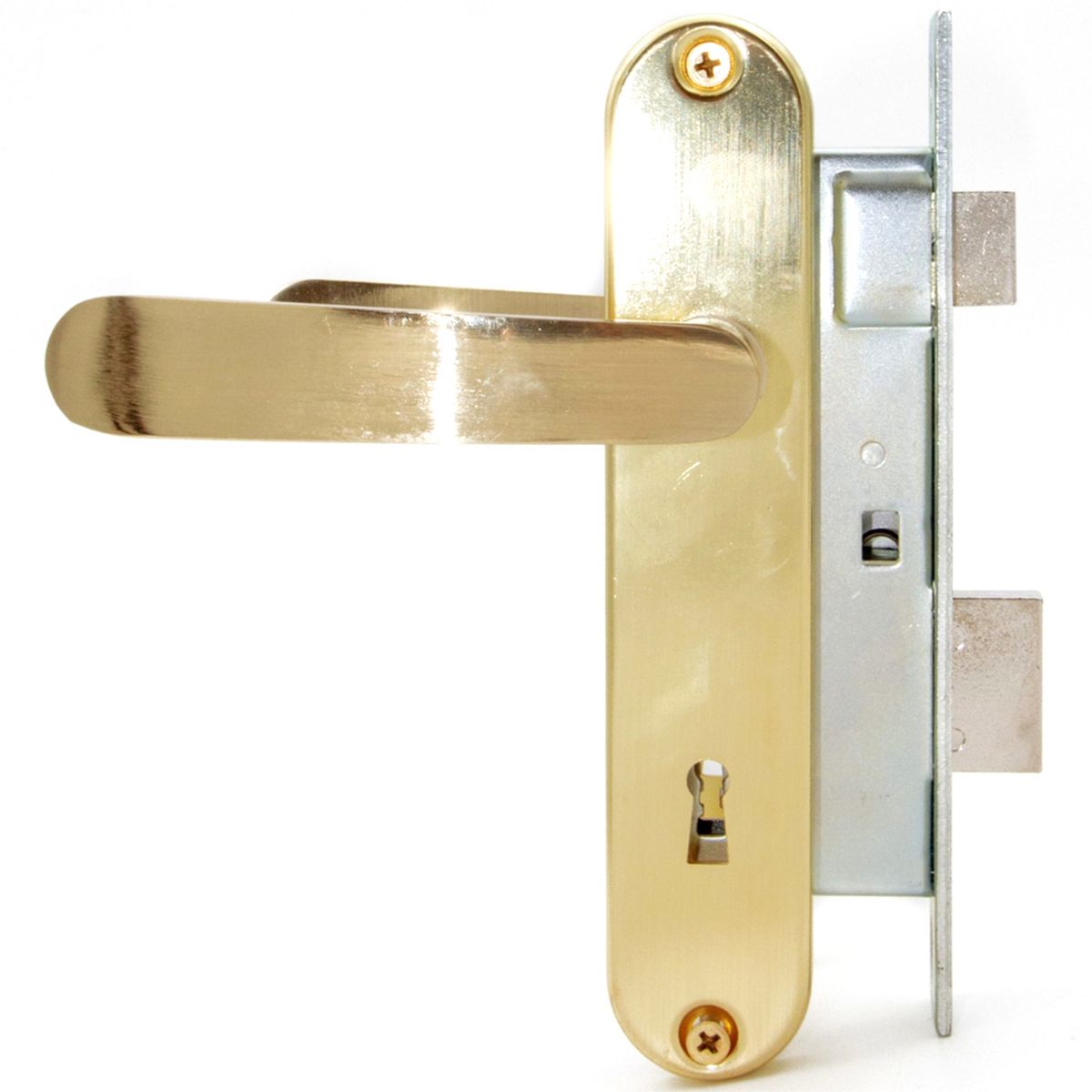 ODIS - Cerradura Embutir Cerradura de dormitorio Manilla Embutida Bronce Simona 7040