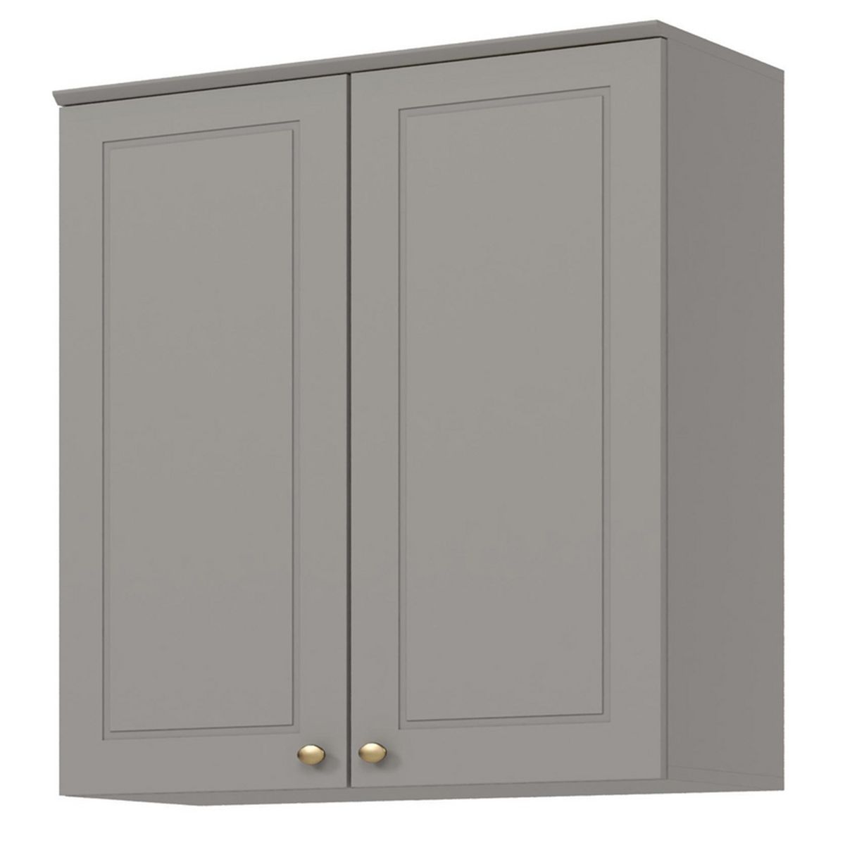 HOME MOBILI - Mueble Aereo Gris Americana 2 Puertas 80 cm