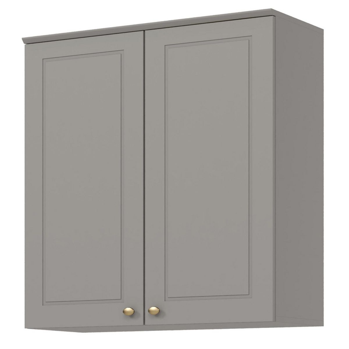 HOME MOBILI - Mueble Aereo Gris Americana 2 Puertas 80 cm