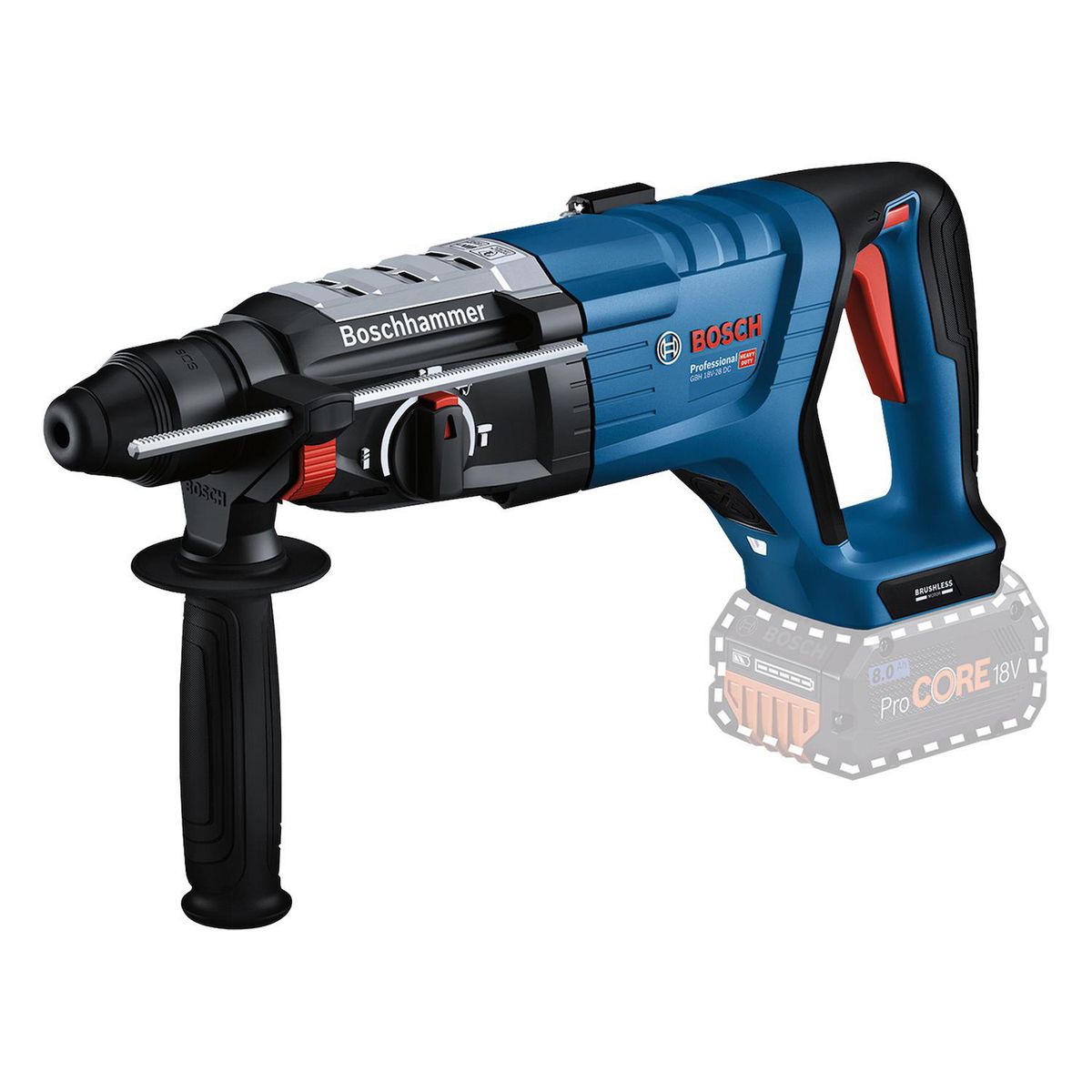 BOSCH - Rotomartillo Bosch GBH 18V-28 DC sin batería ni cargador