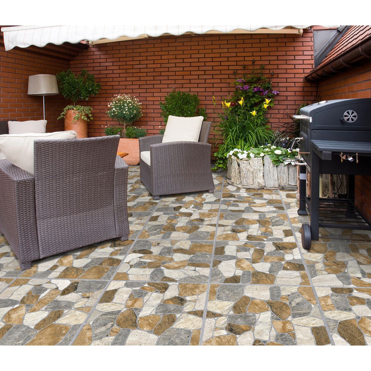 CORDILLERA - Cerámica 45x45 cm Rockstone Beige 2.29 m2