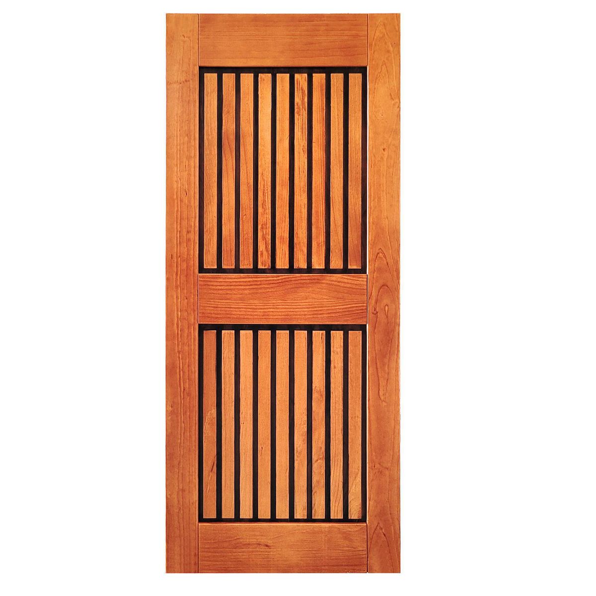 HOLZTEK - Puerta Exterior Madera pino radiata 80x200 cm Tomas Castaño