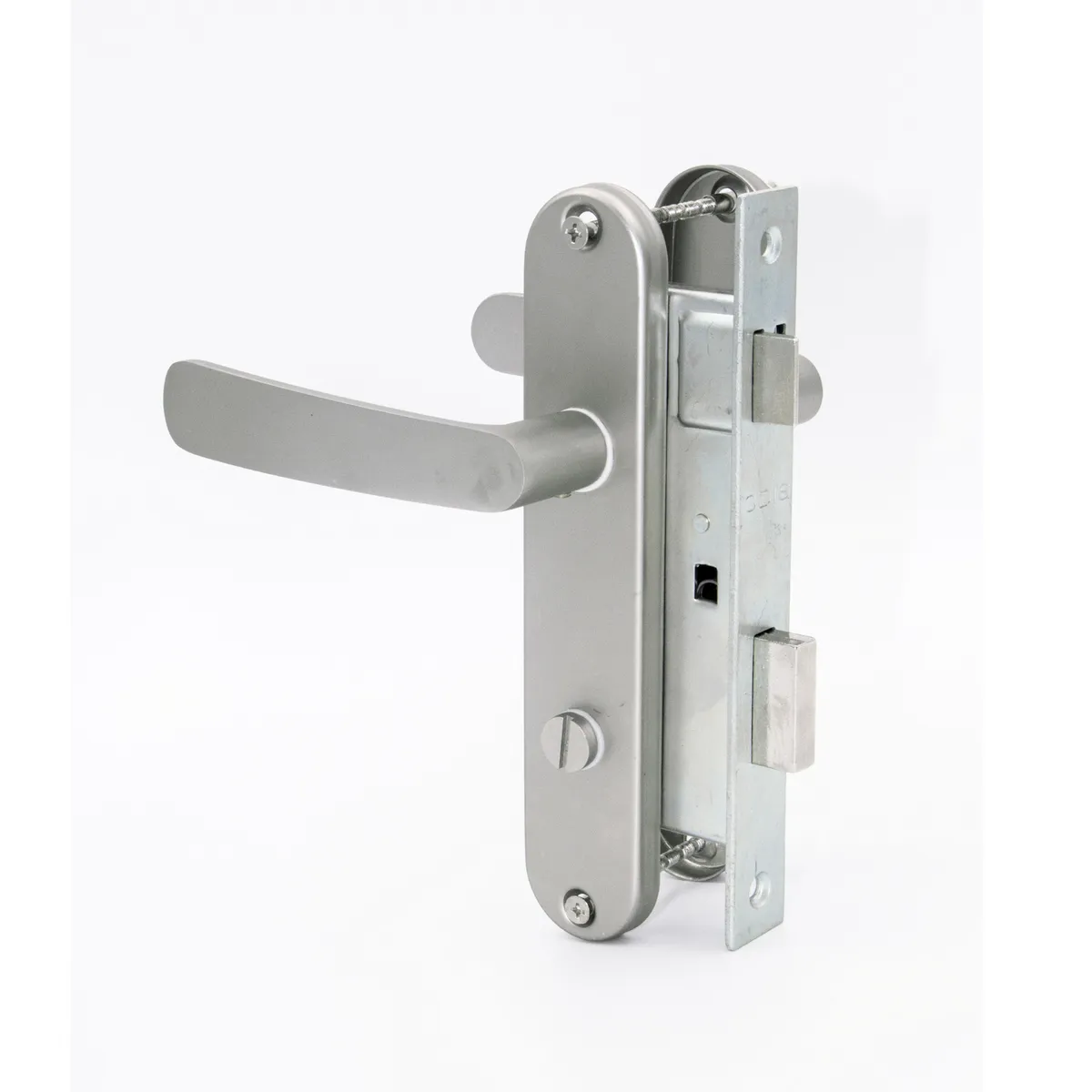 ODIS - Cerradura Embutir Cerradura de baño Manilla Embutida Plata Simona 7040