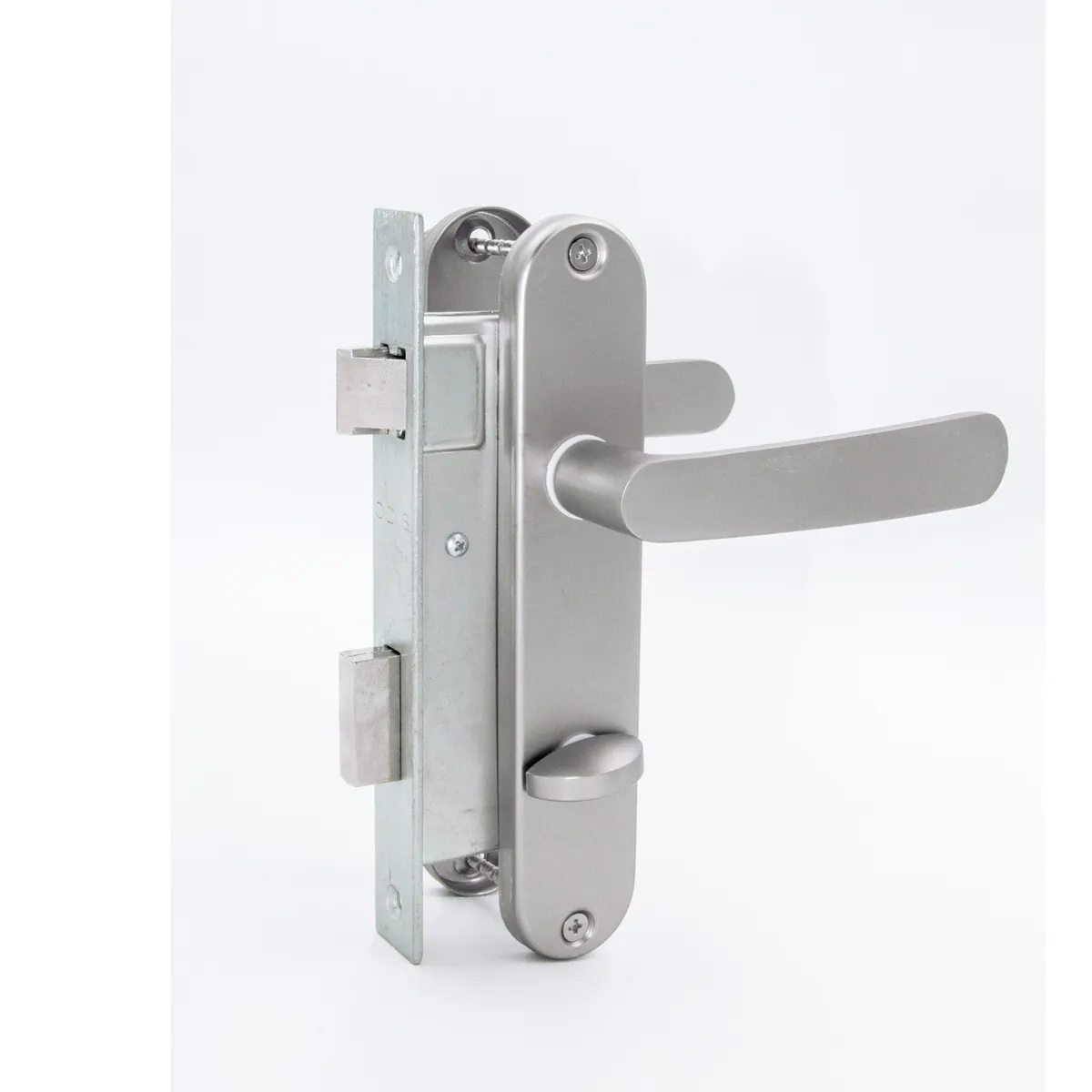 ODIS - Cerradura Embutir Cerradura de baño Manilla Embutida Plata Simona 7040