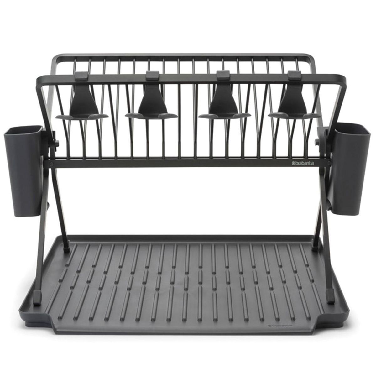 BRABANTIA - Secaplatos pleglable Grande Dark Grey
