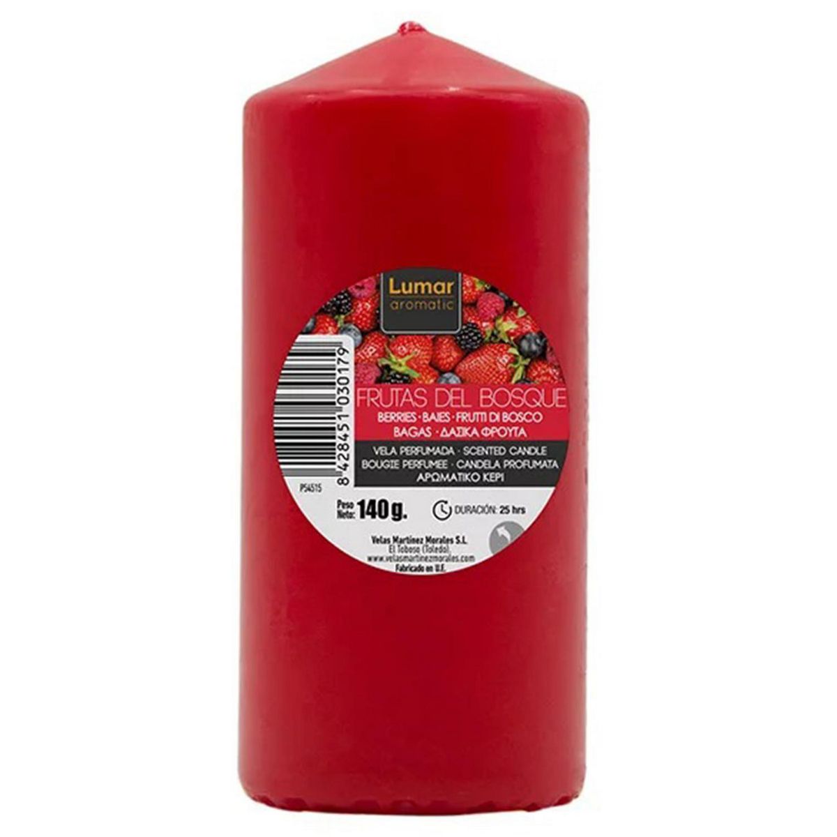 LUMAR - Vela taco futas 11x4,7 cm