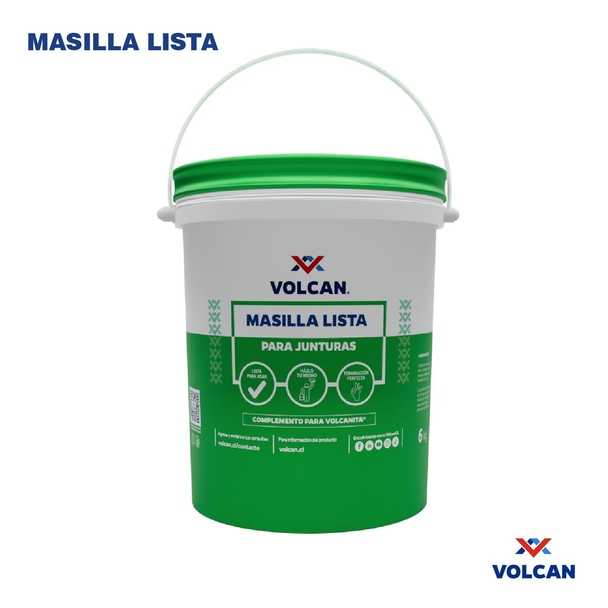 VOLCAN - Masilla Lista 6 kg