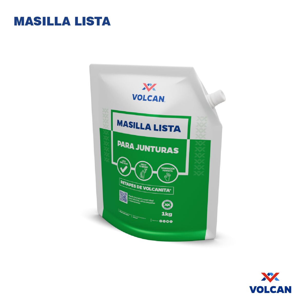 VOLCAN - Masilla lista 1 kg