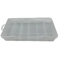 Caja Plástica Organizadora 5 Divisiones Almacenamiento Multiuso