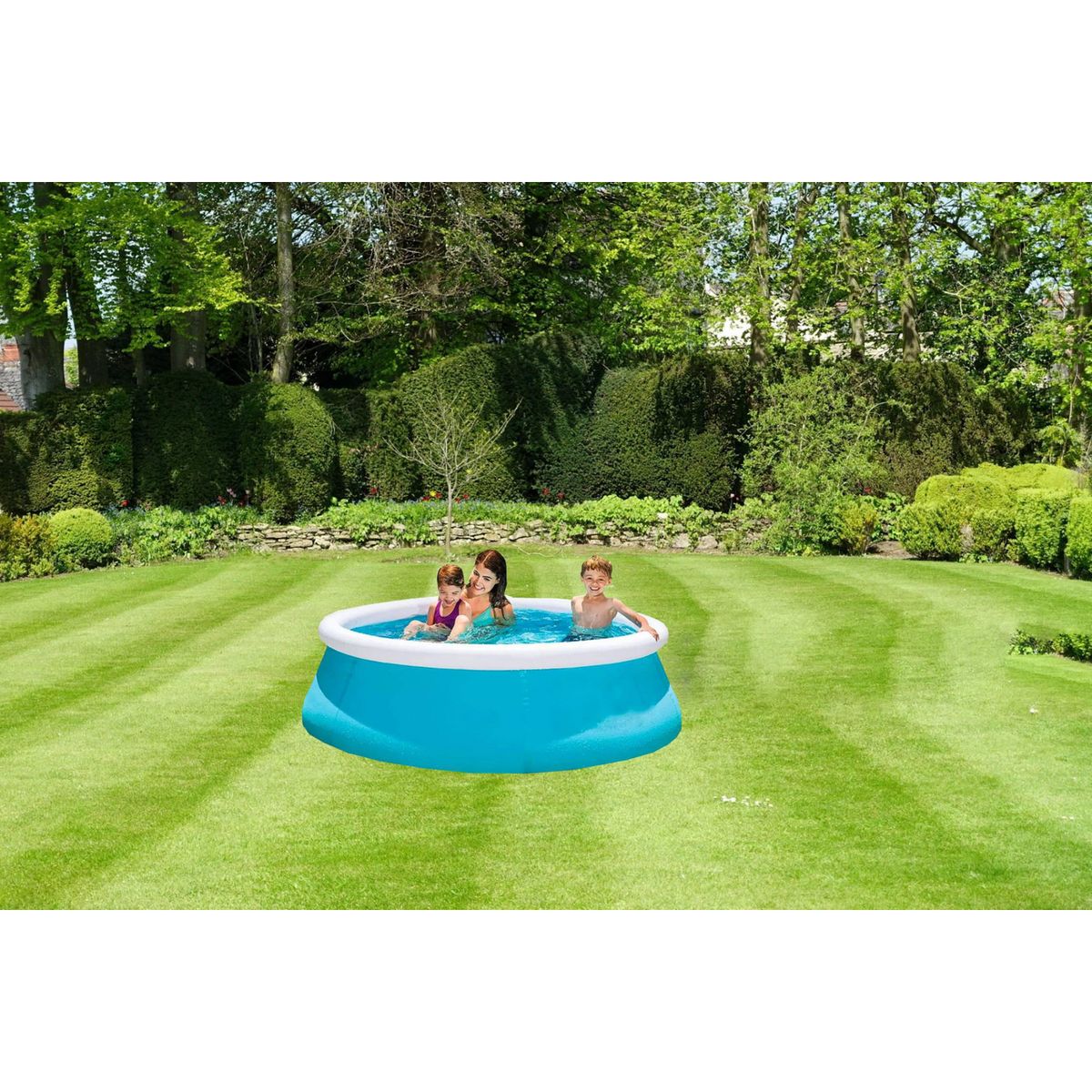LIVE SPORT - Piscina Inflable 183x183x51 cm 886 Litros 28101