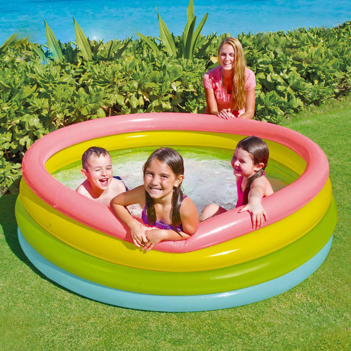 LIVE SPORT - Piscina Inflable 168x168x46 cm 780 Litros 56441