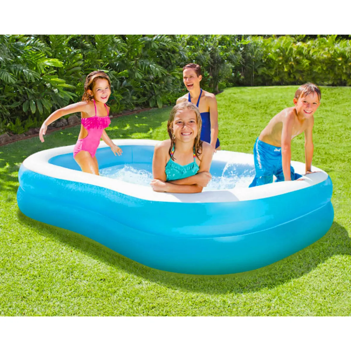 LIVE SPORT - Piscina Inflable 203x152x48 cm 540 Litros 57180