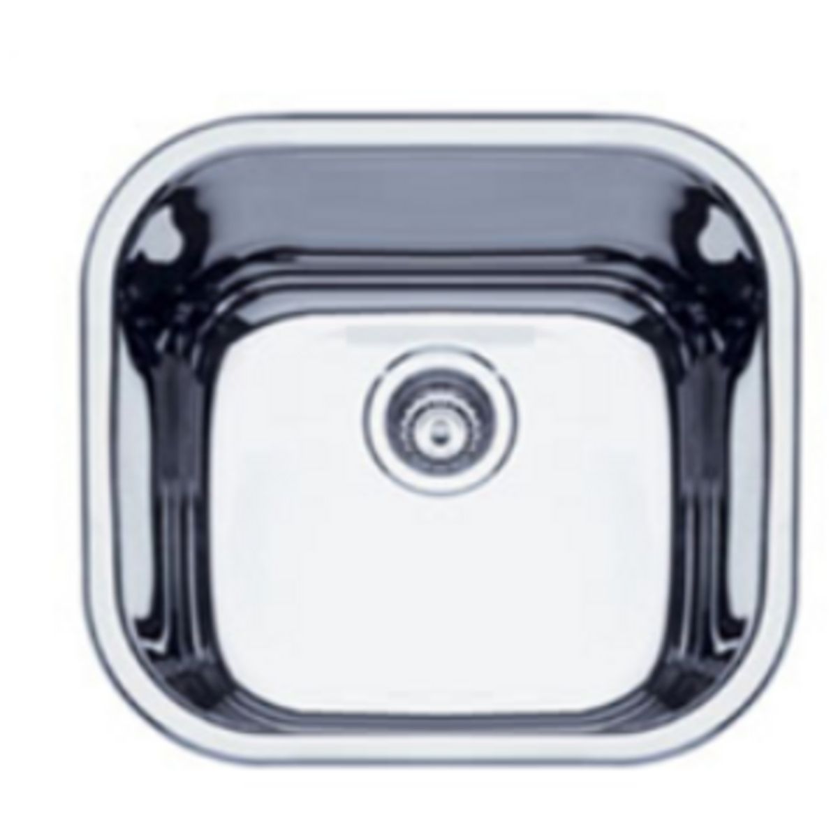 BARCELO - Lavaplatos de Empotrar o Bajo Cubierta sin Perforación 1 Cubeta(s) 40x15x40 cm Acero inoxidable