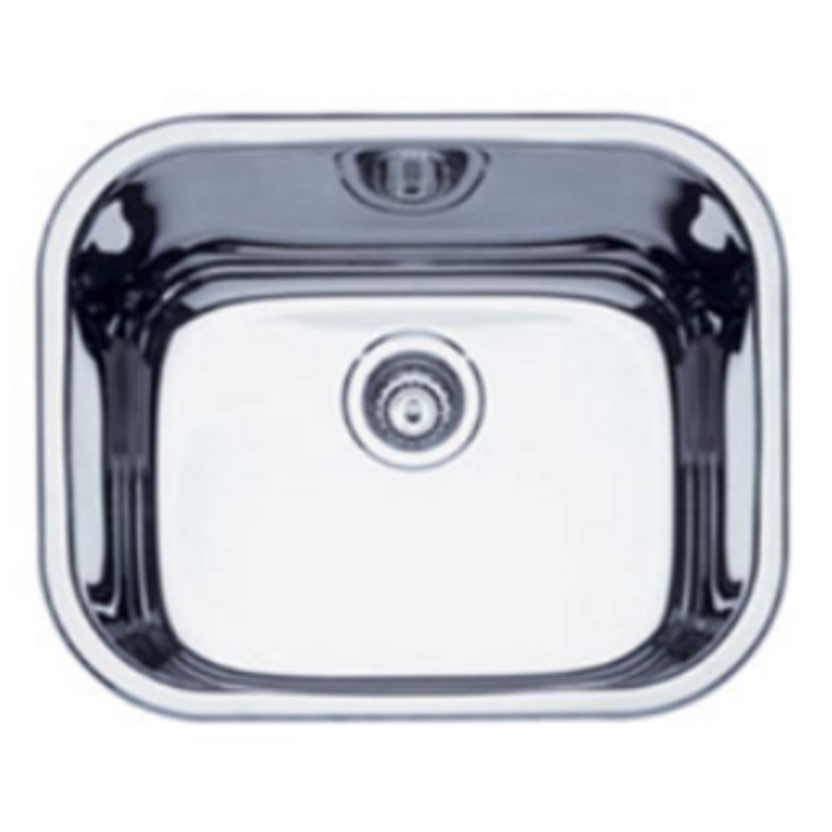 BARCELO - Lavaplatos de Empotrar o Bajo Cubierta sin Perforación 1 Cubeta(s) 40x15x40 cm Acero inoxidable