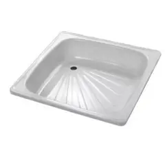 BARCELO - Receptáculo Acero esmaltado 70x70 cm