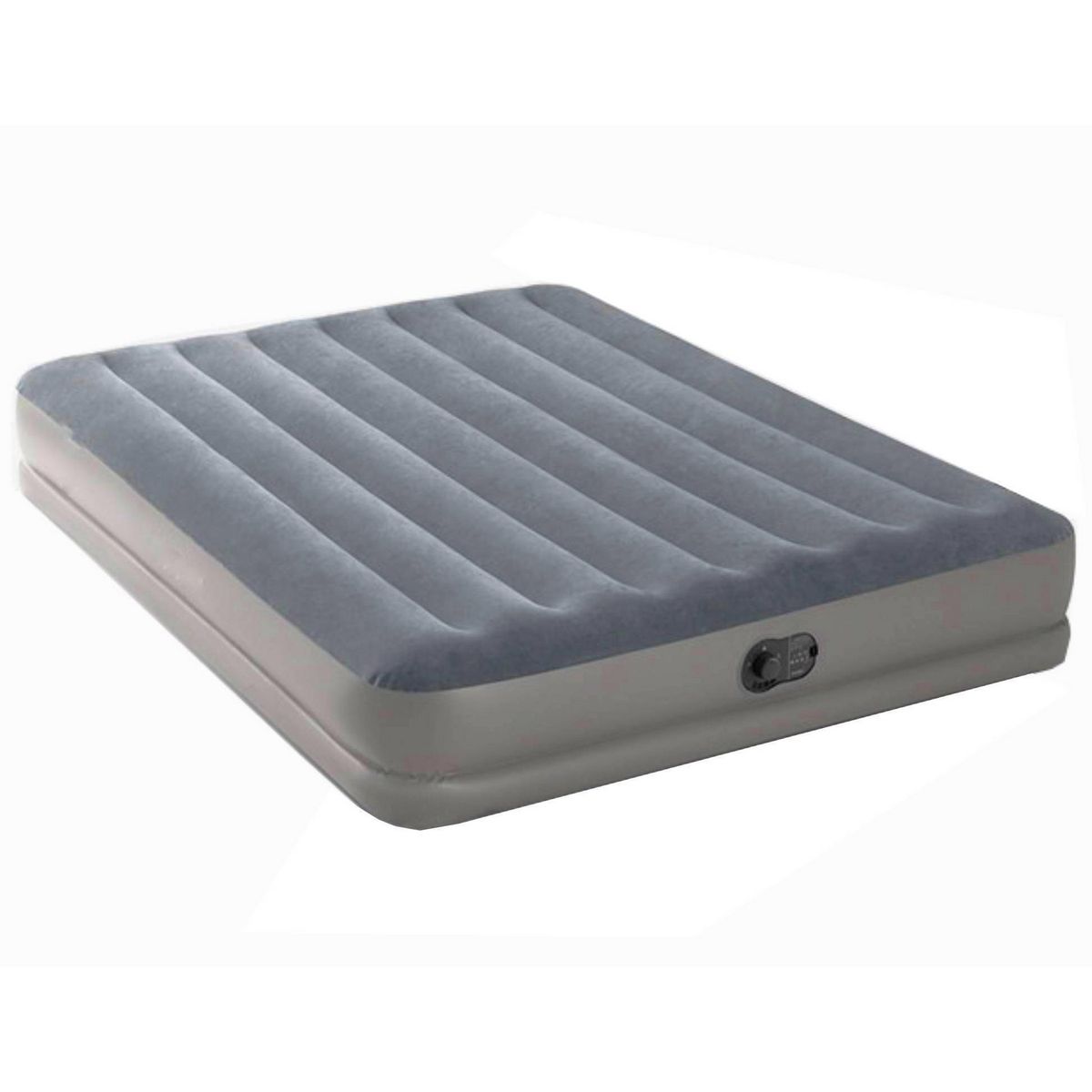 LIVE SPORT - Cama Inflable Eléctrica USB Gris 2 Plazas