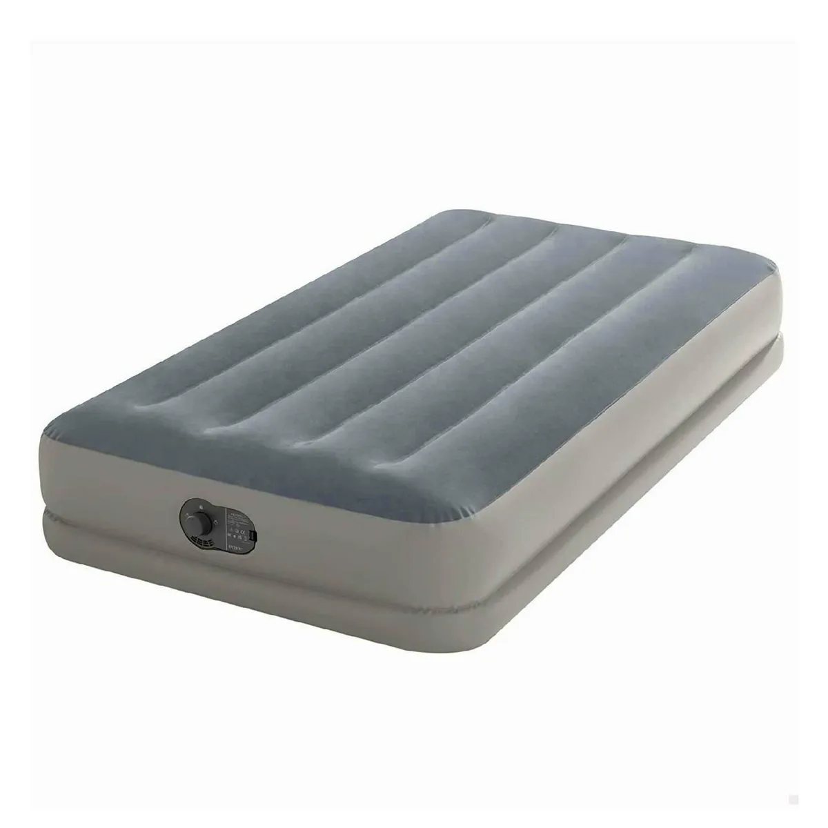 LIVE SPORT - Cama Inflable Eléctrica USB Gris 1 Plaza