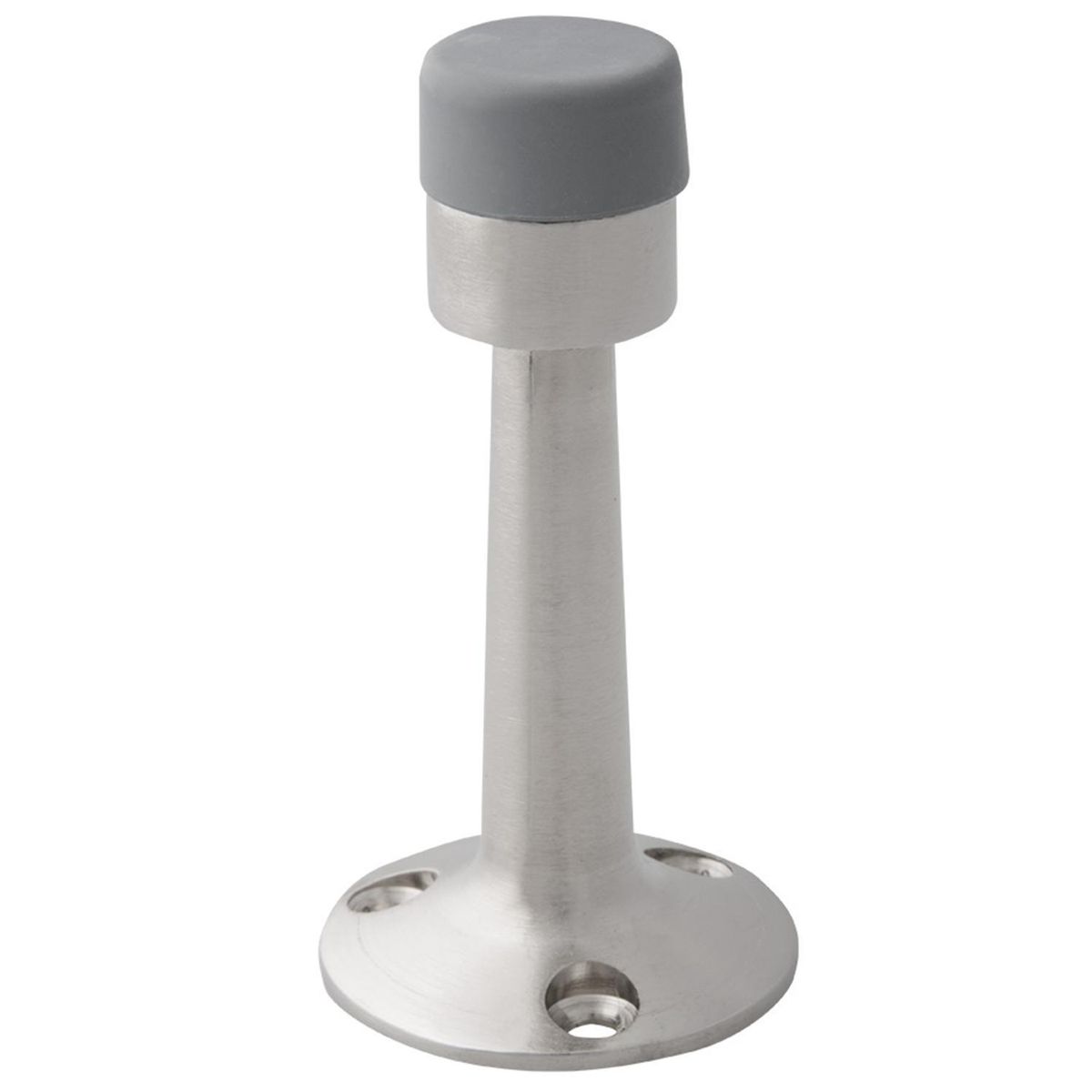 ODIS - Tope Puerta Recto a Muro - Plata Satinado