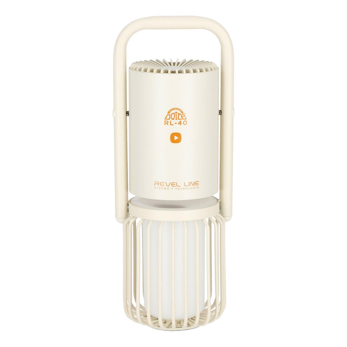 DOITE - Lámpara Portátil 260 lm Plástico Blanco