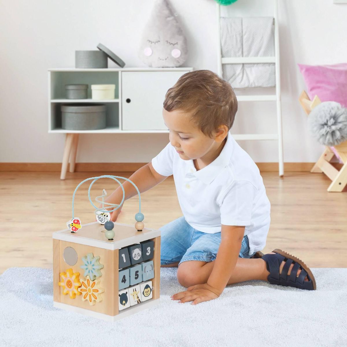 KIDSCOOL - Cubo Didáctico MDF Explorer