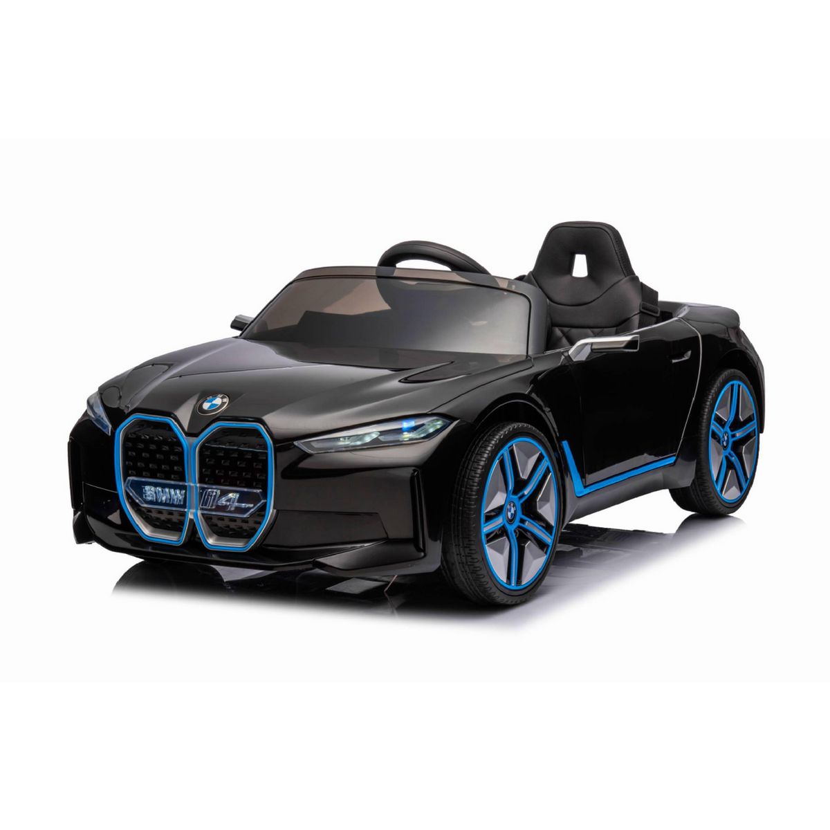 KIDSCOOL - Auto Batería BMW I4 Negro 12V-2 Motores