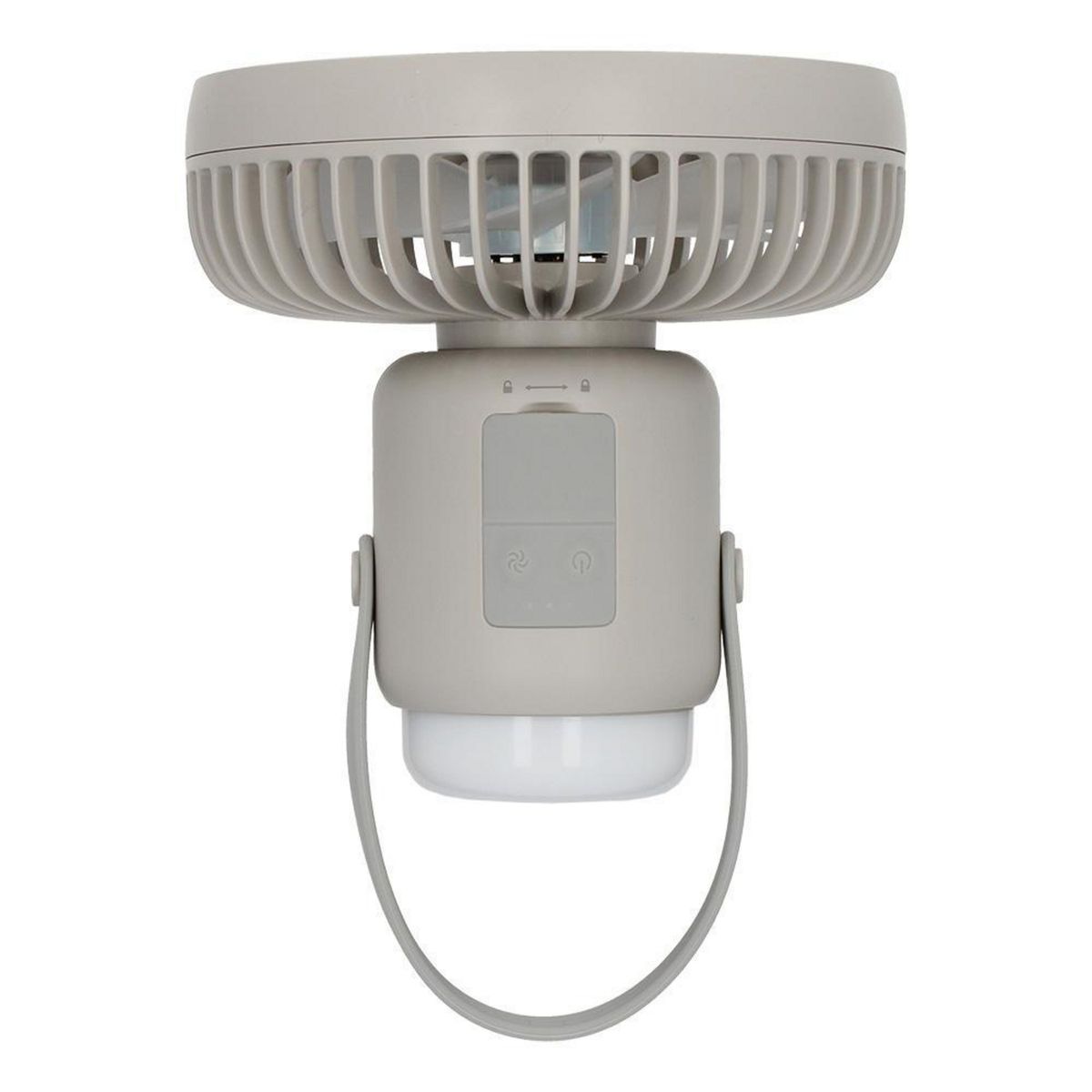 DOITE - Lámpara Portátil con Ventilador 40 lm Plástico Beige