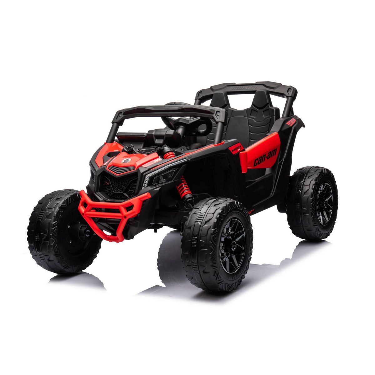 KIDSCOOL - Buggy UTV CAN AM Maverick Rojo 12V-2 Motores