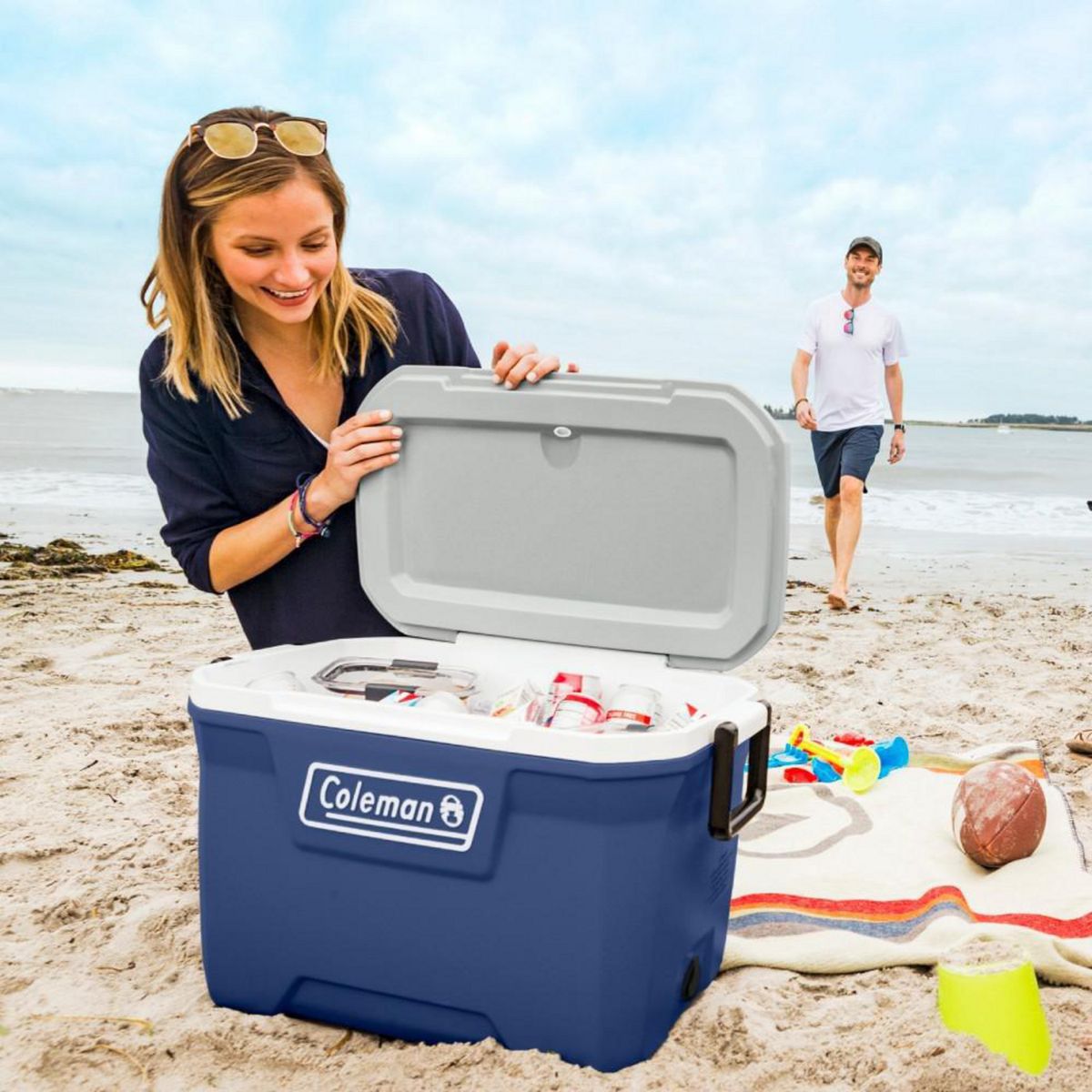 COLEMAN - Cooler Ocean 316 52 QT 49 l Azul