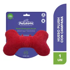 PETIZOOS - Hueso plush suave para perros