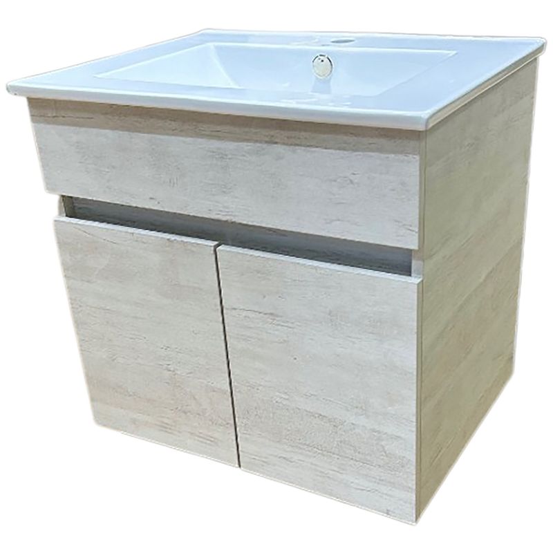 TEBISA - Mueble Vanitorio a Muro Roble Bardolino 61.5x57x47 cm