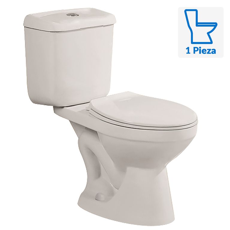 Wc Granada Descarga a Piso 30,5 cm 14 Litros Blanco