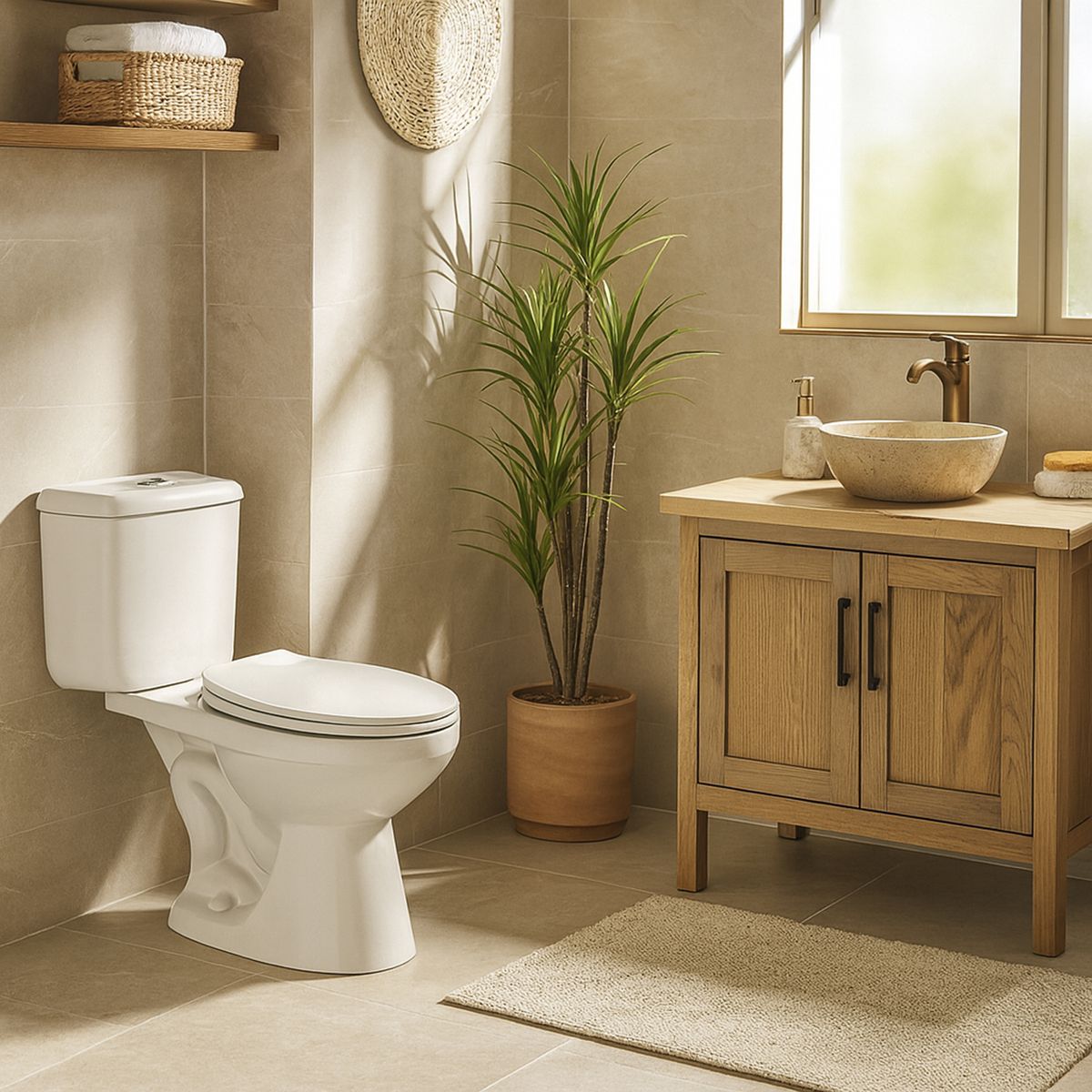 BARCELO - Wc Granada Descarga a Piso 30,5 cm 14 Litros Blanco