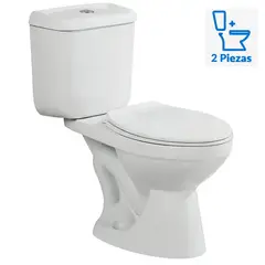 BARCELO - Wc Two piece a Piso 30,5 cm 14 Litros Granada Blanco